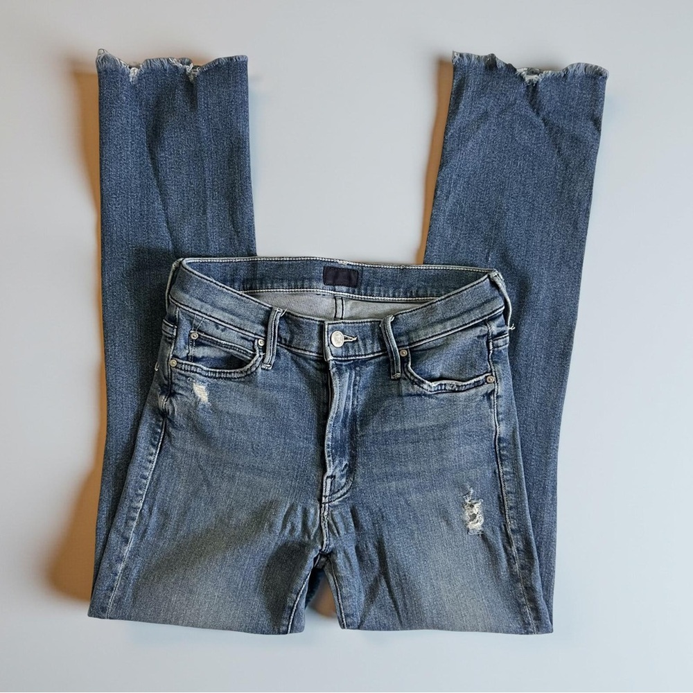 MOTHER the rascal ankle chew jeans